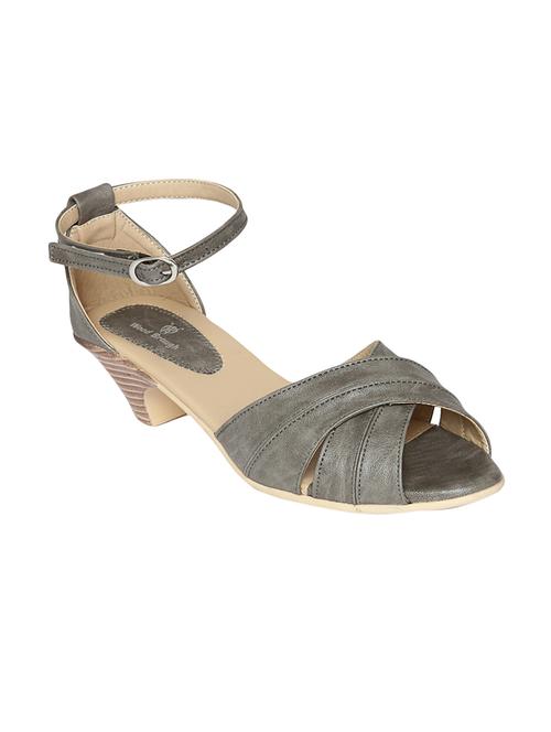 grey ankle strap sandal - 14583634 - Very Small Image - 1