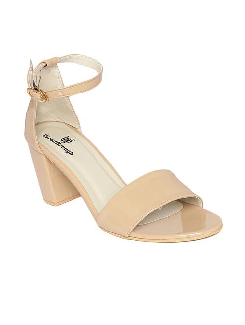 Beige Pu Closed Back Sandals - 14583923 - Very Small Image - 1
