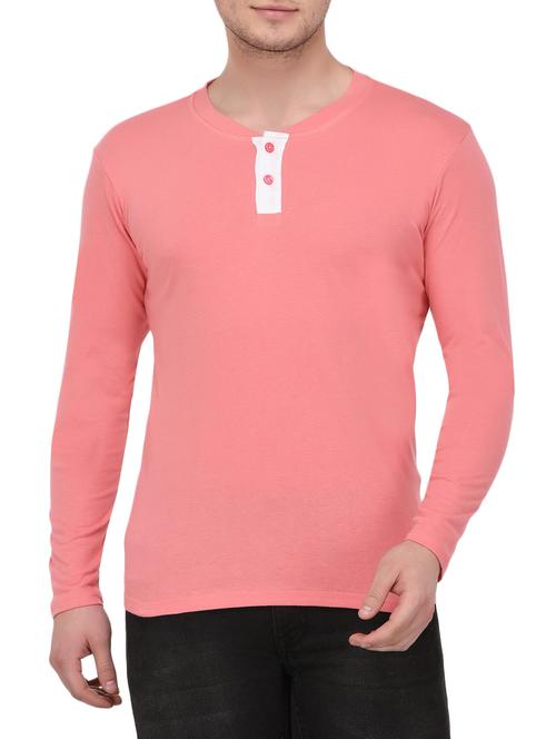 pink cotton t-shirt - 14583973 - Very Small Image - 1