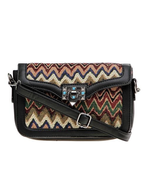 multi colored leatherette  regular sling bag - 14584210 - Very Small Image - 1