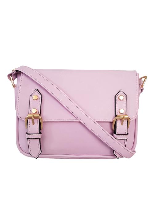 purple leatherette regular sling bag - 14585445 - Very Small Image - 1