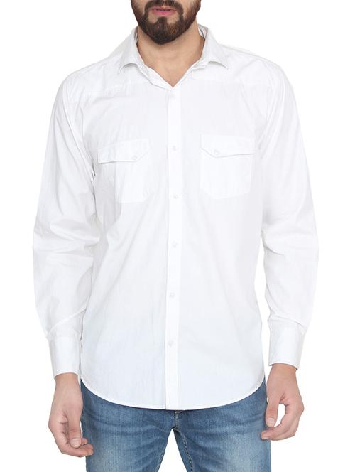 mens solid casual shirt - 14587473 - Very Small Image - 1