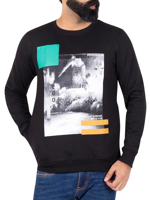 black wool  sweatshirt - 14587996 - Very Small Image - 1