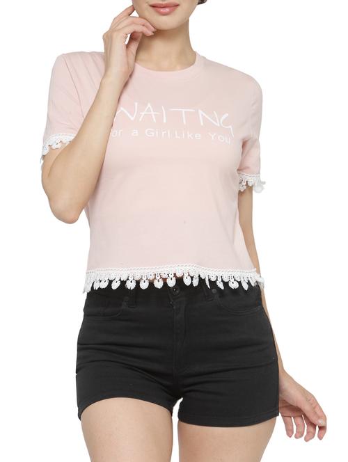 pink printed top - 14590116 - Very Small Image - 1