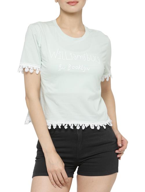 blue printed top - 14590120 - Very Small Image - 1