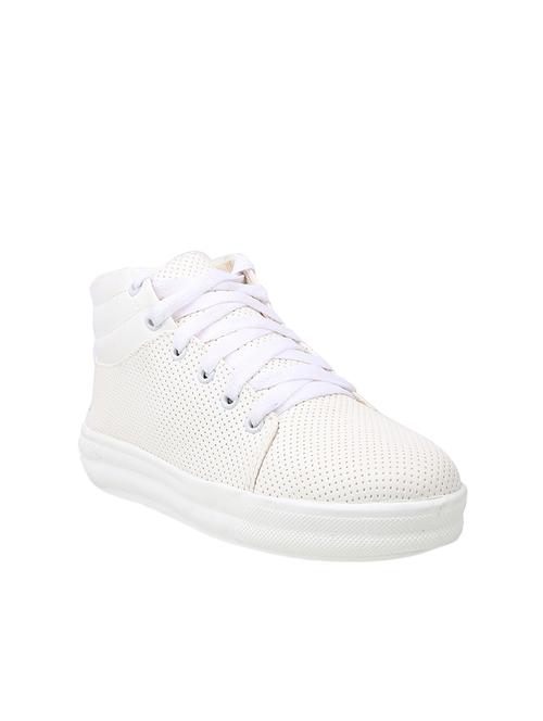 white rubber laceup sneakers - 14590211 - Very Small Image - 1