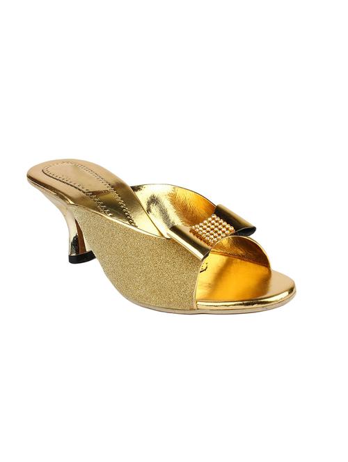 gold slip on sandal - 14590277 - Very Small Image - 1