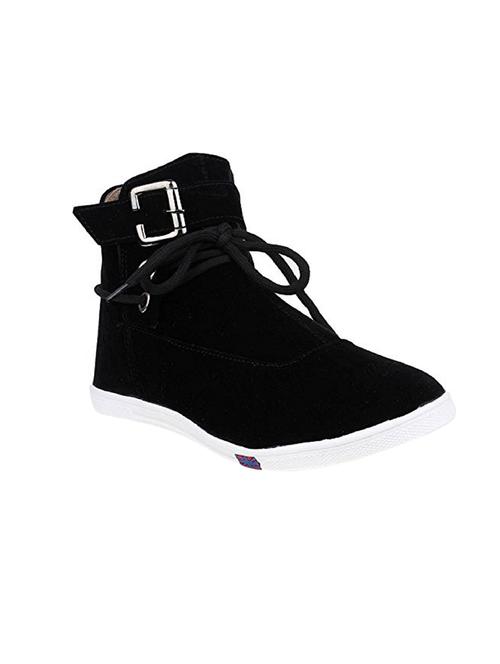 black suede ankle  boot - 14590306 - Very Small Image - 1
