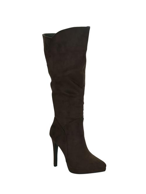 brown knee length  boot - 14590639 - Very Small Image - 1