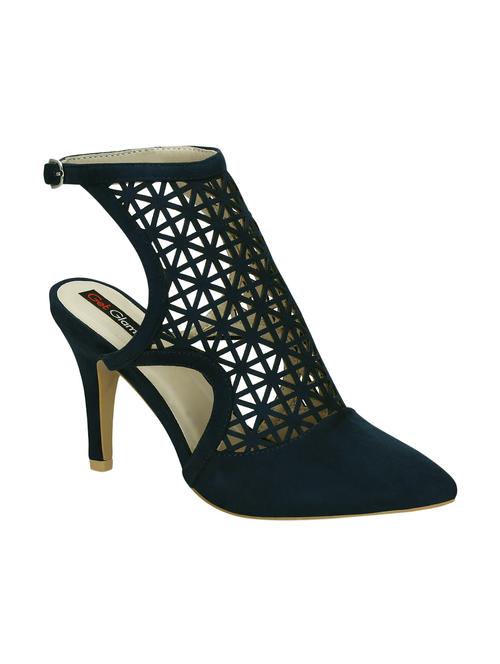 navy ankle strap sandal - 14590660 - Very Small Image - 1