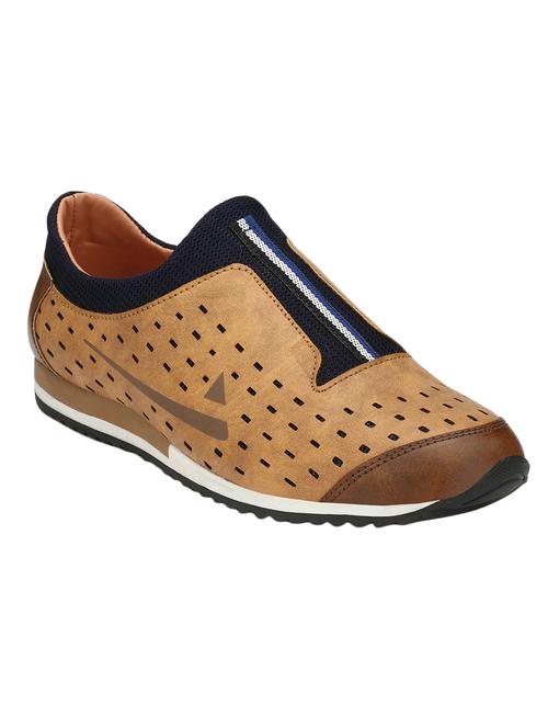 brown Leatherette slipon - 14593872 - Very Small Image - 1