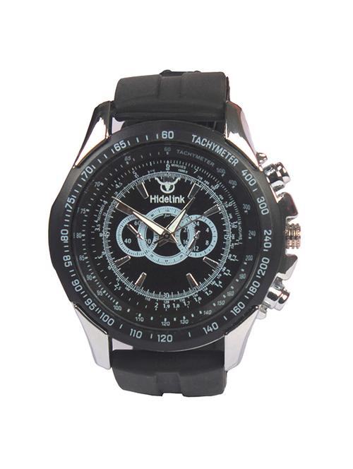 hidelink black dial with black strap analog smart wrist watch for men(ws1032) - 14594145 - Very Small Image - 1