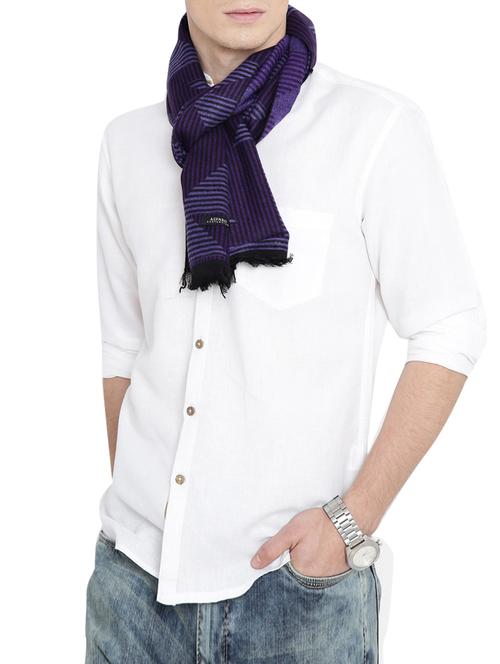 purple viscose muffler - 14594306 - Very Small Image - 1
