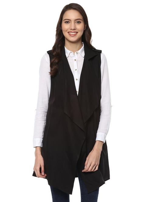 lapel neck  asymmetric shrug - 14595793 - Very Small Image - 1
