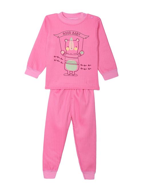 pink cotton blend nightwear - 14596005 - Very Small Image - 1