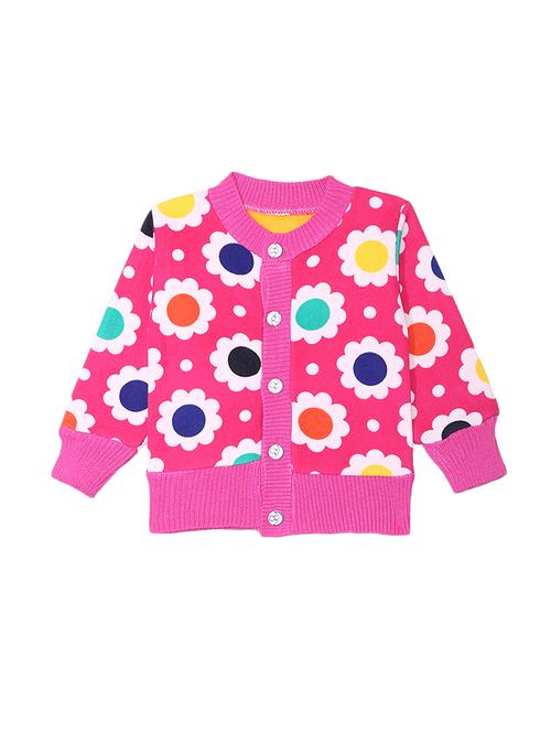 pink fleece  cardigan - 14596036 - Very Small Image - 1