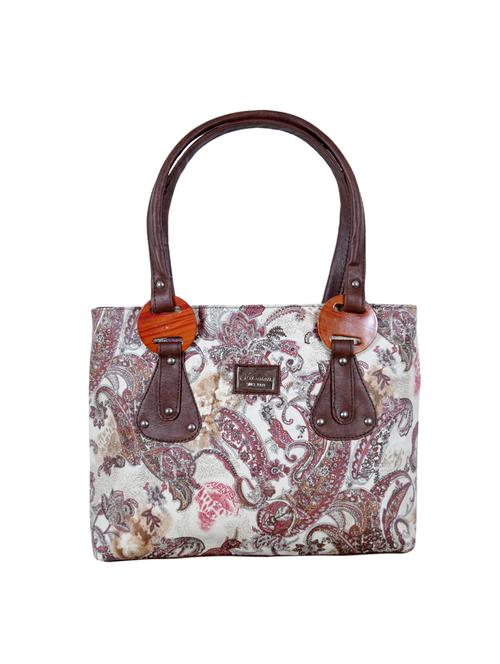 maroon leatherette handbag - 14596112 - Very Small Image - 1