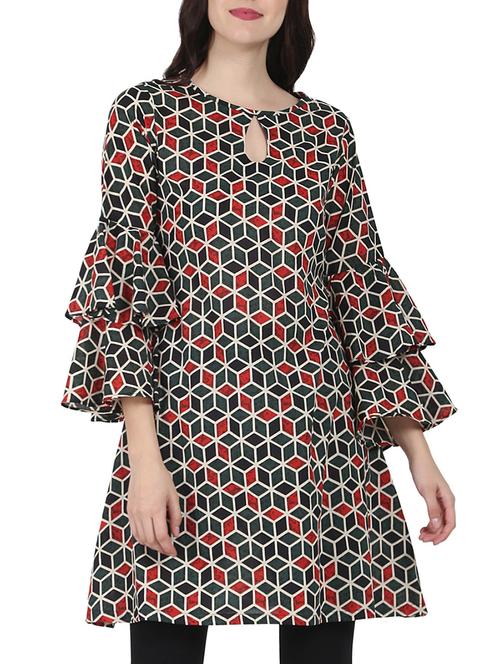 bells leeves a-line kurta - 14597176 - Very Small Image - 1
