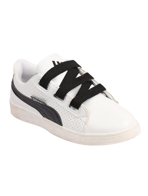 white  lace-up sneaker - 14599278 - Very Small Image - 1
