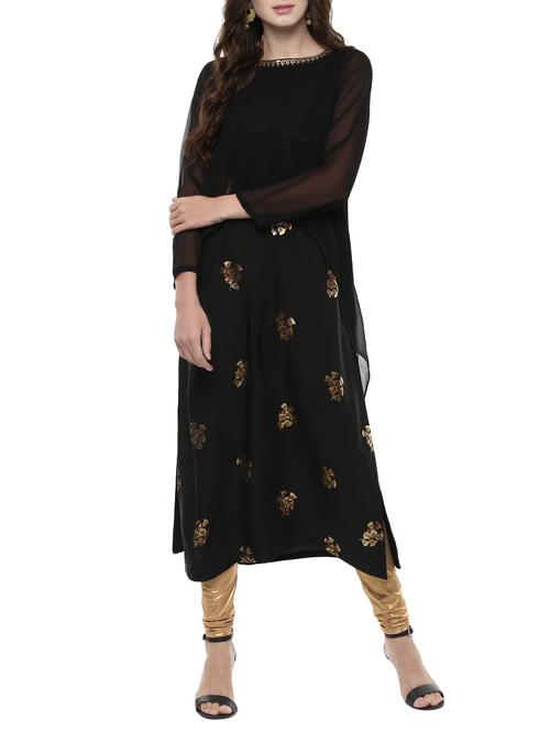 block print straight kurta - 14599312 - Very Small Image - 1