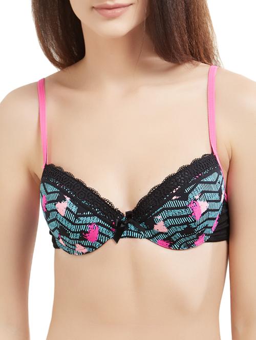 multicolored push up bra - 14601152 - Very Small Image - 1