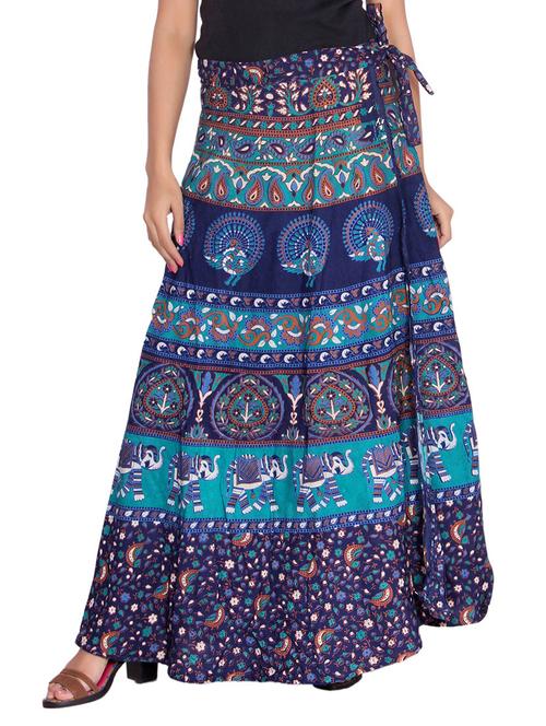 printed flared skirt - 14601817 - Very Small Image - 1