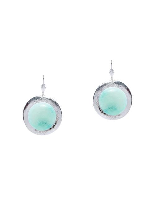 blue metal drop earrings - 14603702 - Very Small Image - 1