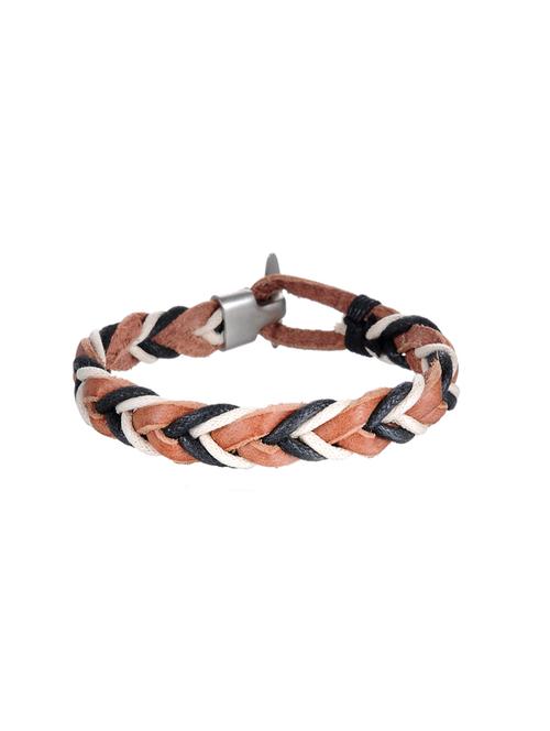 brown leather bracelet - 14605566 - Very Small Image - 1