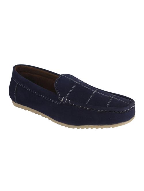 Blue Suede Slip On Loafer - 14606333 - Very Small Image - 1