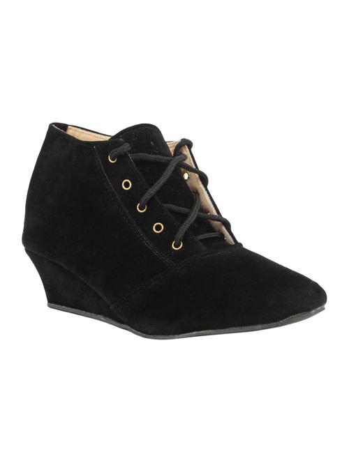 black suede ankle  boot - 14606976 - Very Small Image - 1