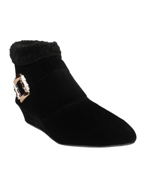 black suede  ankle boot - 14606977 - Very Small Image - 1