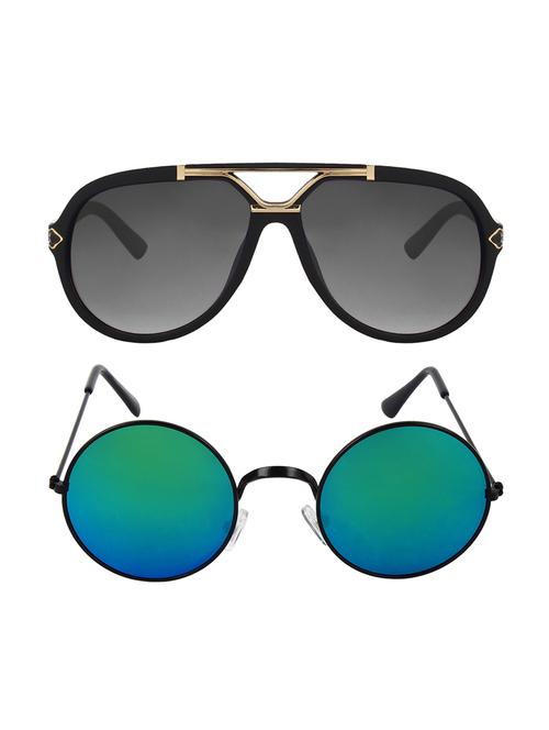 zyaden combo of 2 full rim sunglasses - 14608295 - Very Small Image - 1