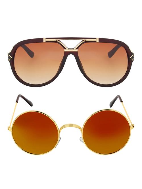 zyaden combo of 2 full rim sunglasses - 14608313 - Very Small Image - 1