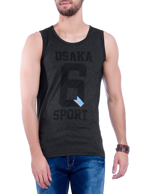 charcoal cotton blend vest - 14608343 - Very Small Image - 1