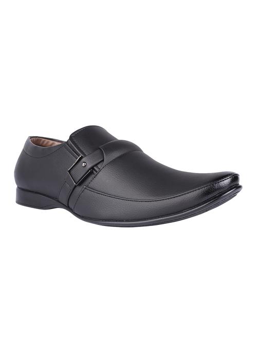 black leather formal slip on - 14609436 - Very Small Image - 1