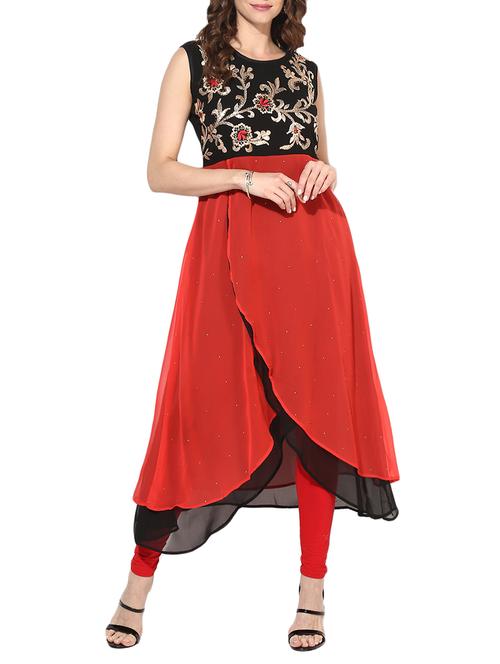 women's asymmetric kurta - 14610784 - Very Small Image - 1