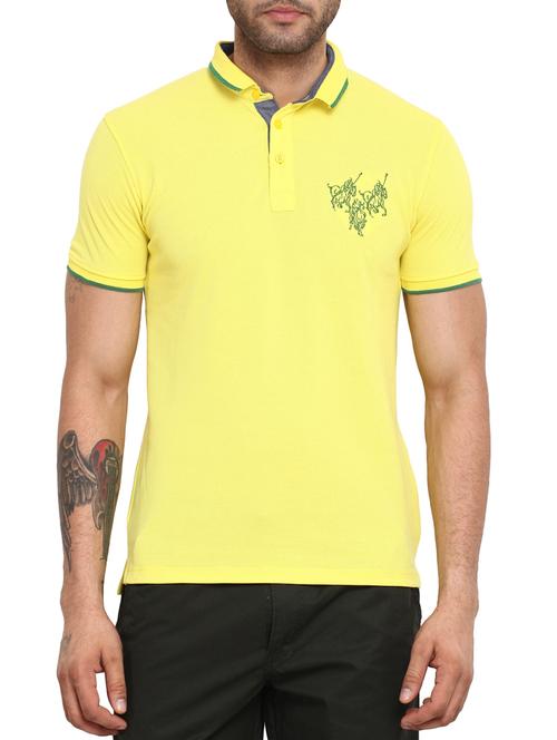 yellow cotton  t-shirt - 14611800 - Very Small Image - 1