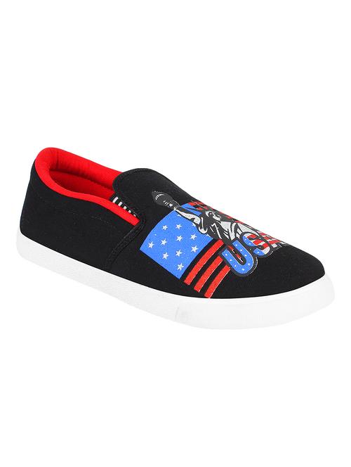Black Canvas Casual Slipon - 14613865 - Very Small Image - 1