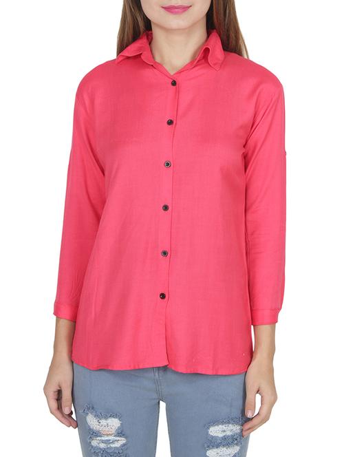 pink solid shirt - 14615773 - Very Small Image - 1