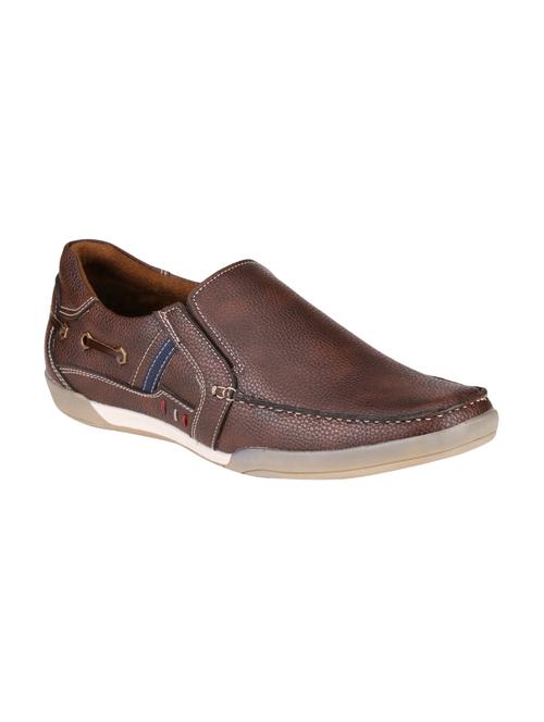 brown leatherette slipon - 14617821 - Very Small Image - 1