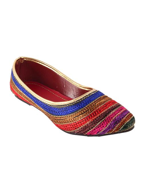 multi colored ethnic  jutis - 14618709 - Very Small Image - 1