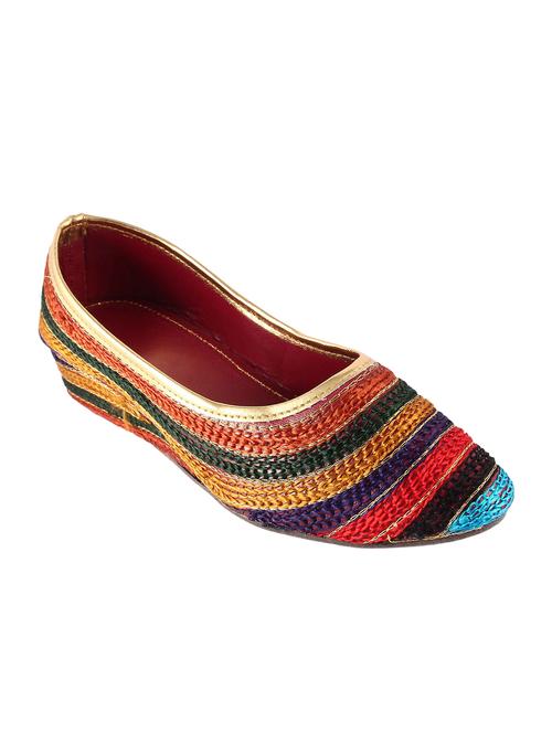 Multi Colored Ethnic Jutis - 14618712 - Very Small Image - 1