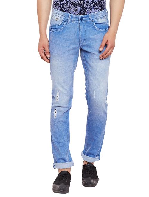 blue denim ripped jeans - 14619660 - Very Small Image - 1