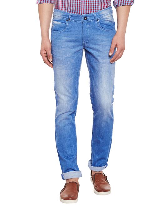 blue denim washed jeans - 14619663 - Very Small Image - 1