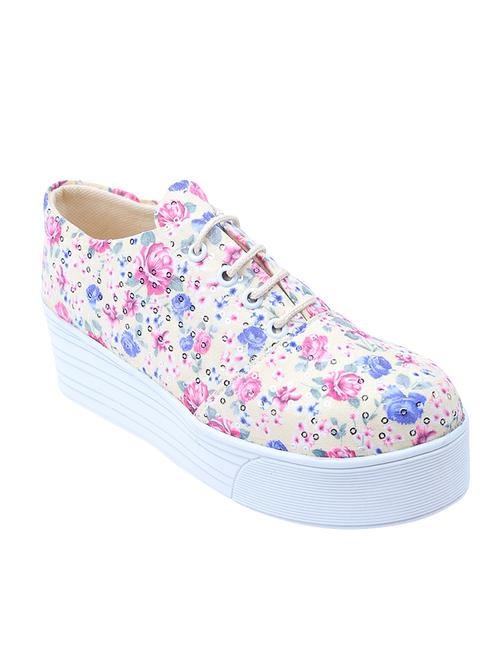 beige suede laceup sneakers - 14620026 - Very Small Image - 1