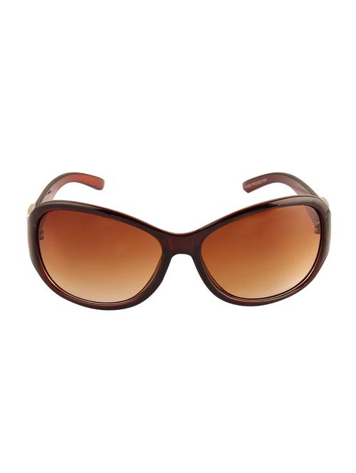 vespl womens brown oversized sunglass uv400 protection polarized sunglass - 6108 - 14620479 - Very Small Image - 1