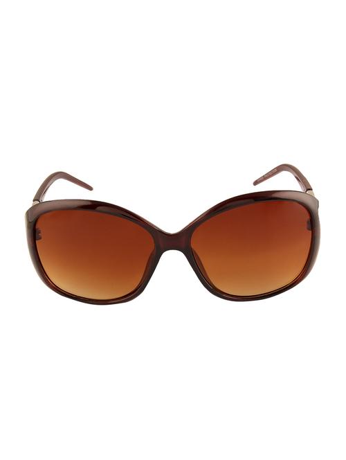 vespl womens brown oversized sunglass uv400 protection polarized sunglass - 6110 - 14620481 - Very Small Image - 1