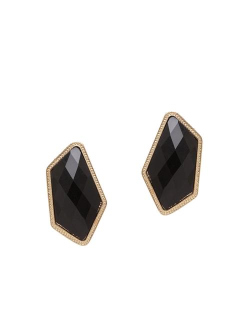 gold metal studs earrings - 14627328 - Very Small Image - 1