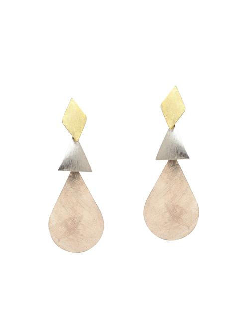 multi colored metal drop earrings - 14627330 - Very Small Image - 1