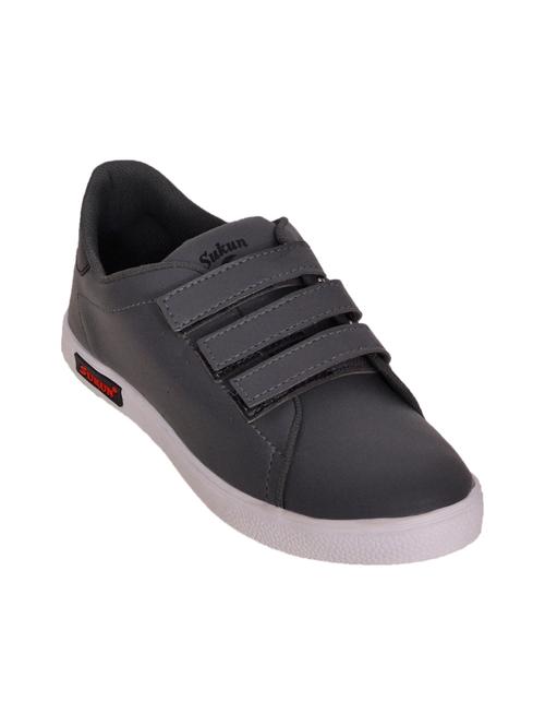 grey leatherette slip on sneaker - 14628479 - Very Small Image - 1